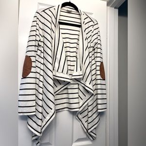 Cremieux Striped Cardigan Sz M